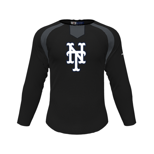 [CUS-DFW-PULL-FLC-CNK-LSL-BLK-YS-LOGO2] Pullover (Youth S, Black, Logo 2)