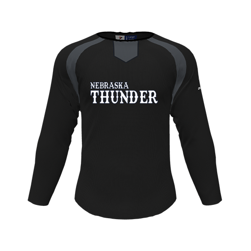 [CUS-DFW-PULL-FLC-CNK-LSL-BLK-YS-LOGO3] Pullover (Youth S, Black, Logo 3)