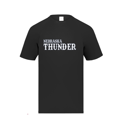 [2791.080.S-LOGO3] Youth Smooth Sport T-Shirt (Youth S, Black, Logo 3)