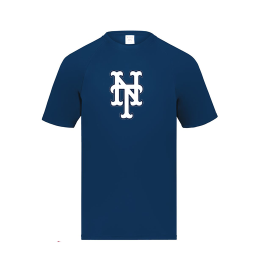 [2791.065.S-LOGO2] Youth Smooth Sport T-Shirt (Youth S, Navy, Logo 2)