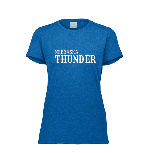 [FTSCUBRY-FAXS-LOGO3] Decker Women's Tri-Blend T-Shirt - Short Sleeve (Female Adult XS, Royal, Logo 3)