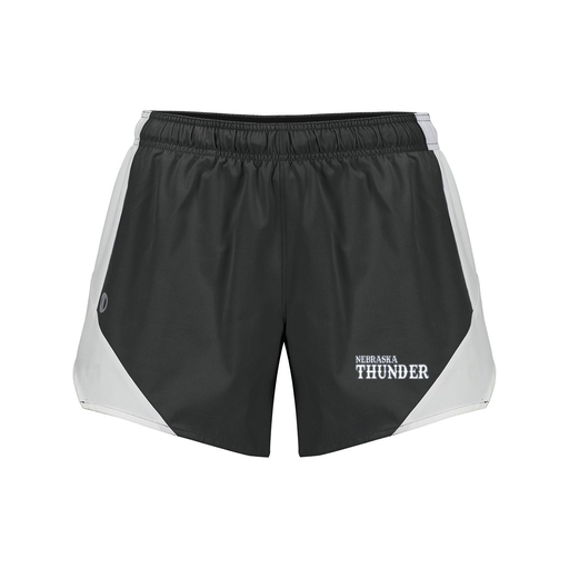 [229489.420.S-LOGO3] Girls Olympus Shorts (Female Youth S, Black, Logo 3)