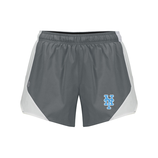 [229489.R04.S-LOGO1] Girls Olympus Shorts (Female Youth S, Gray, Logo 1)