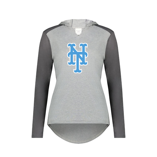 [6902.30V.XS-LOGO1] Ladies Vintage Hoodie (Female Adult XS, Gray, Logo 1)