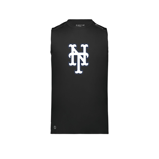 [222593.080.S-LOGO2] Men's CoolDry TankTop (Adult S, Black, Logo 2)