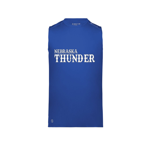 [222593.060.S-LOGO3] Men's CoolDry TankTop (Adult S, Royal, Logo 3)