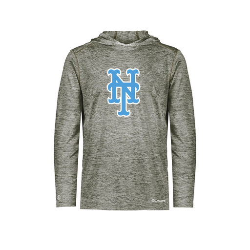 [FOLHCGGY-AS-LOGO1] Decker Men's Charge Hoodie (Adult S, Gray, Logo 1)