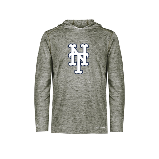 [FOLHCGGY-AS-LOGO2] Decker Men's Charge Hoodie (Adult S, Gray, Logo 2)