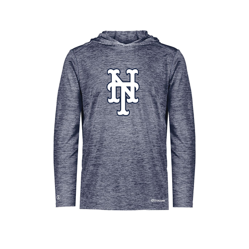 [FOLHCGNV-YS-LOGO2] Decker Youth Charge Hoodie (Youth S, Navy, Logo 2)