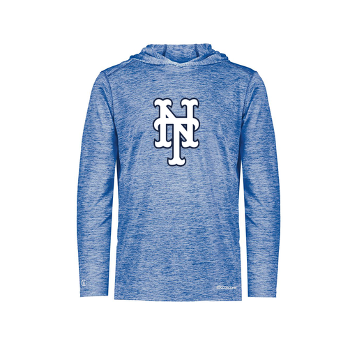 [FOLHCGRY-YS-LOGO2] Decker Youth Charge Hoodie (Youth S, Royal, Logo 2)