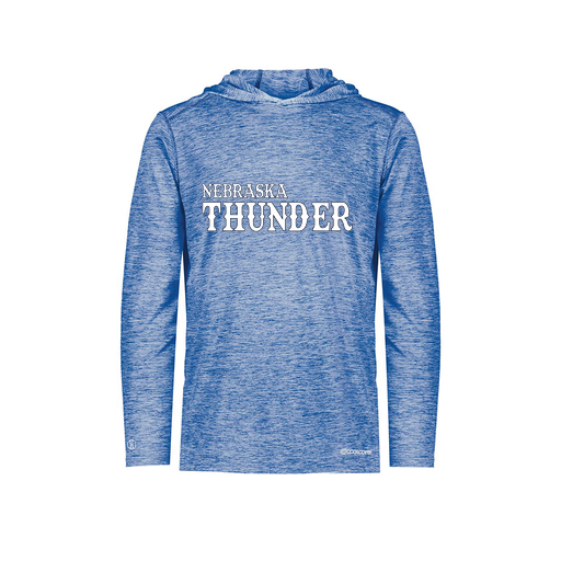 [FOLHCGRY-YS-LOGO3] Decker Youth Charge Hoodie (Youth S, Royal, Logo 3)