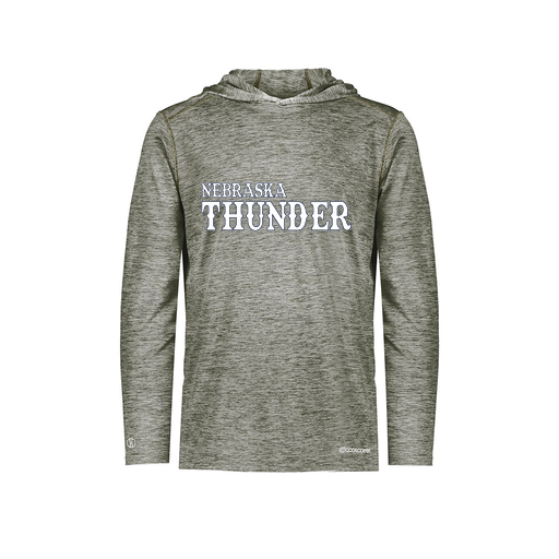 [FOLHCGGY-YS-LOGO3] Decker Youth Charge Hoodie (Youth S, Gray, Logo 3)