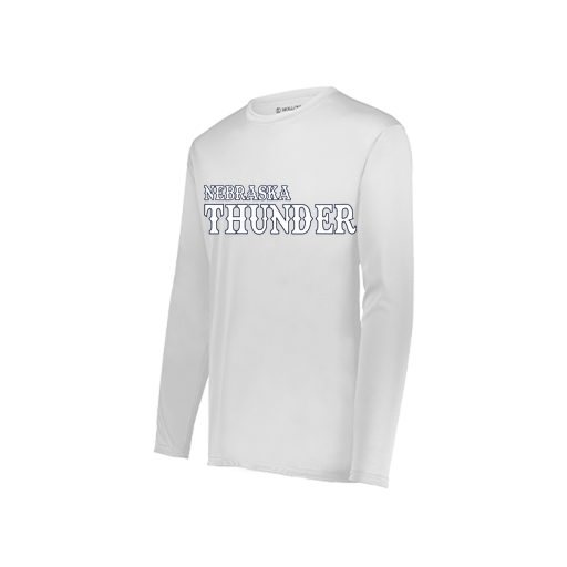 [222822.005.XS-LOGO3] Men's LS Smooth Sport Shirt (Adult XS, White, Logo 3)