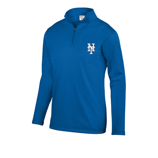 [FOLQFFRY-AS-LOGO2] Decker Men's FlexFleece 1/4 Zip (Adult S, Royal, Logo 2)