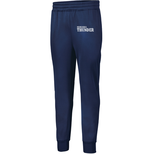 [5566.065.XS-LOGO3] Men's PERFORMANCE FLEECE JOGGER (Adult XS, Navy, Logo 3)